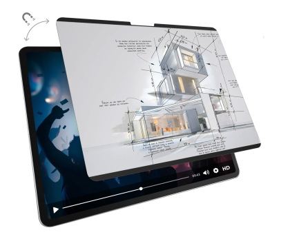 Folia MAGEASY EasyPaper Pro 2-in-1 do iPad Air 13"(Transparent)